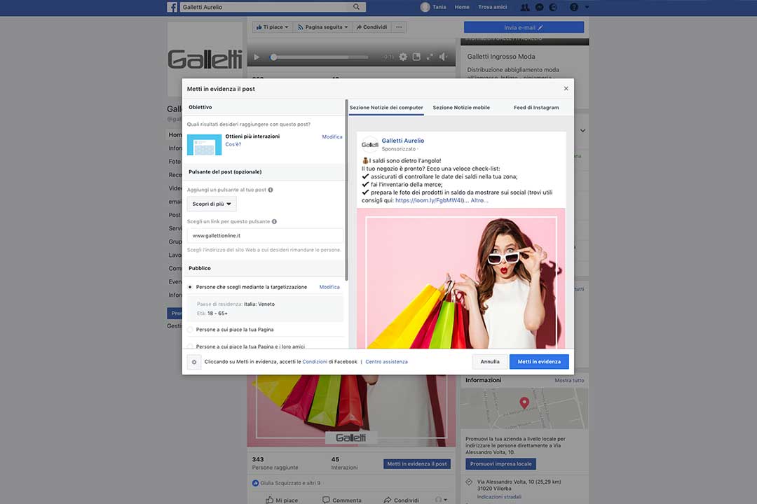 Guida pratica per negozianti: la pubblicità su Facebook